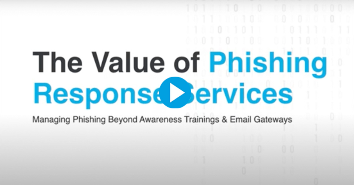 Phishing Response Video FAQ Series Cover